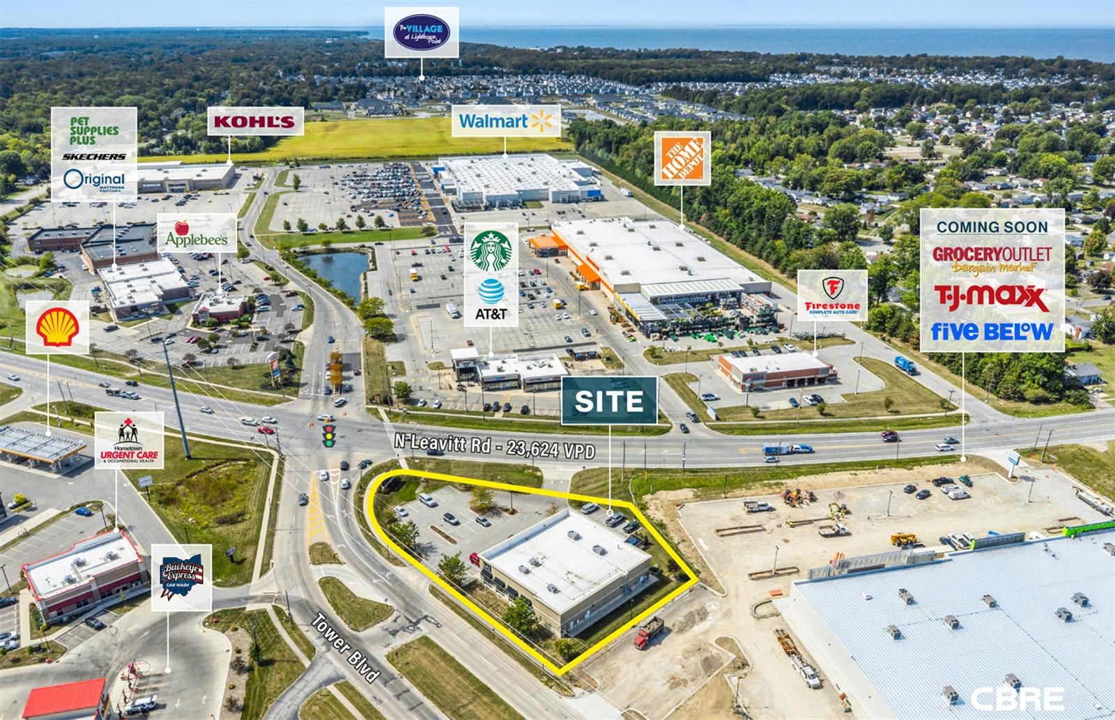 Prime 4,500 SF Endcap across from Light House Commons 4501 North Leavitt Road - Image 2