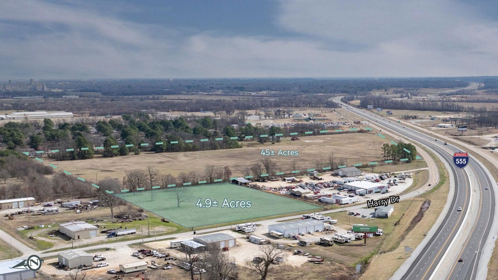 Parcel Aerial Harry Dr Jonesboro 20250911