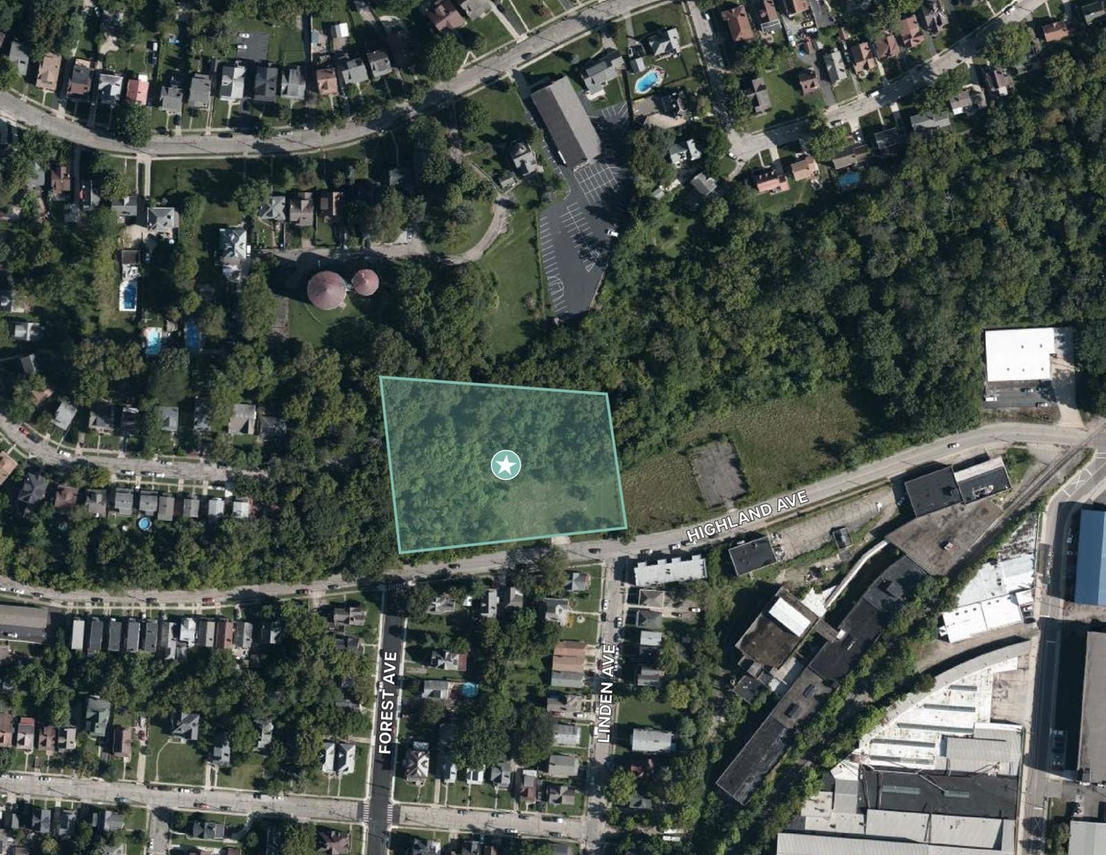 2490 Highland Ave - Aerial Map