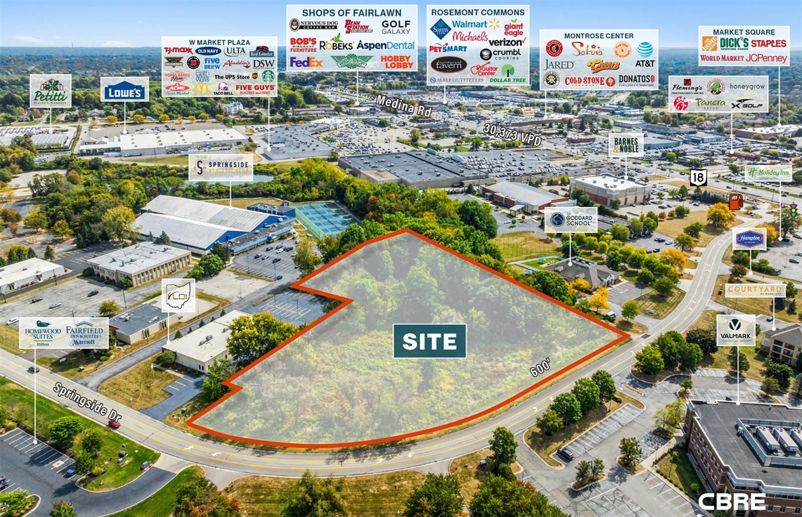 4.3 Acre Development Site off I-77 & OH-18 153 Springside Drive - Image 2