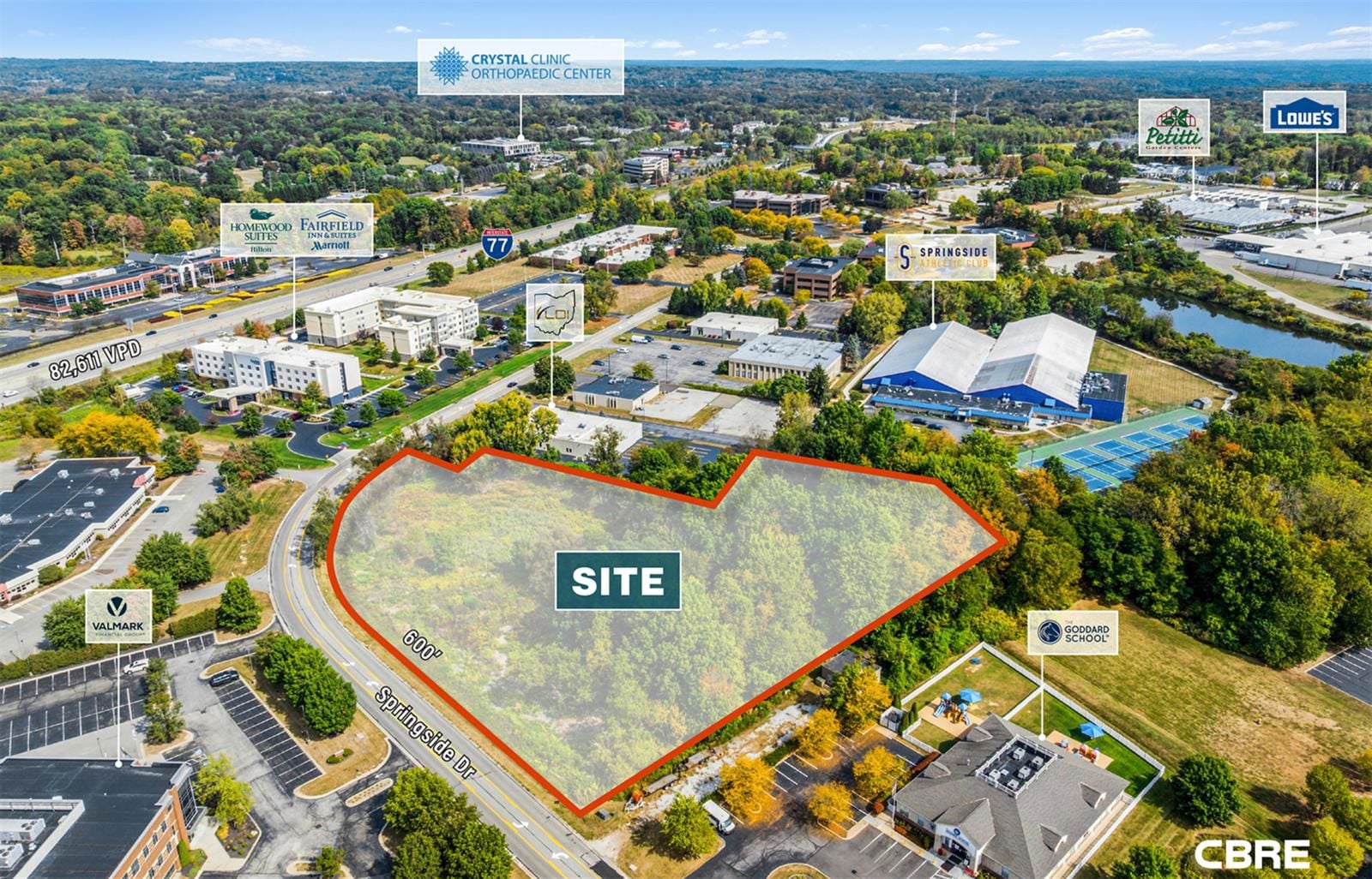 4.3 Acre Development Site off I-77 & OH-18 153 Springside Drive - Image 3