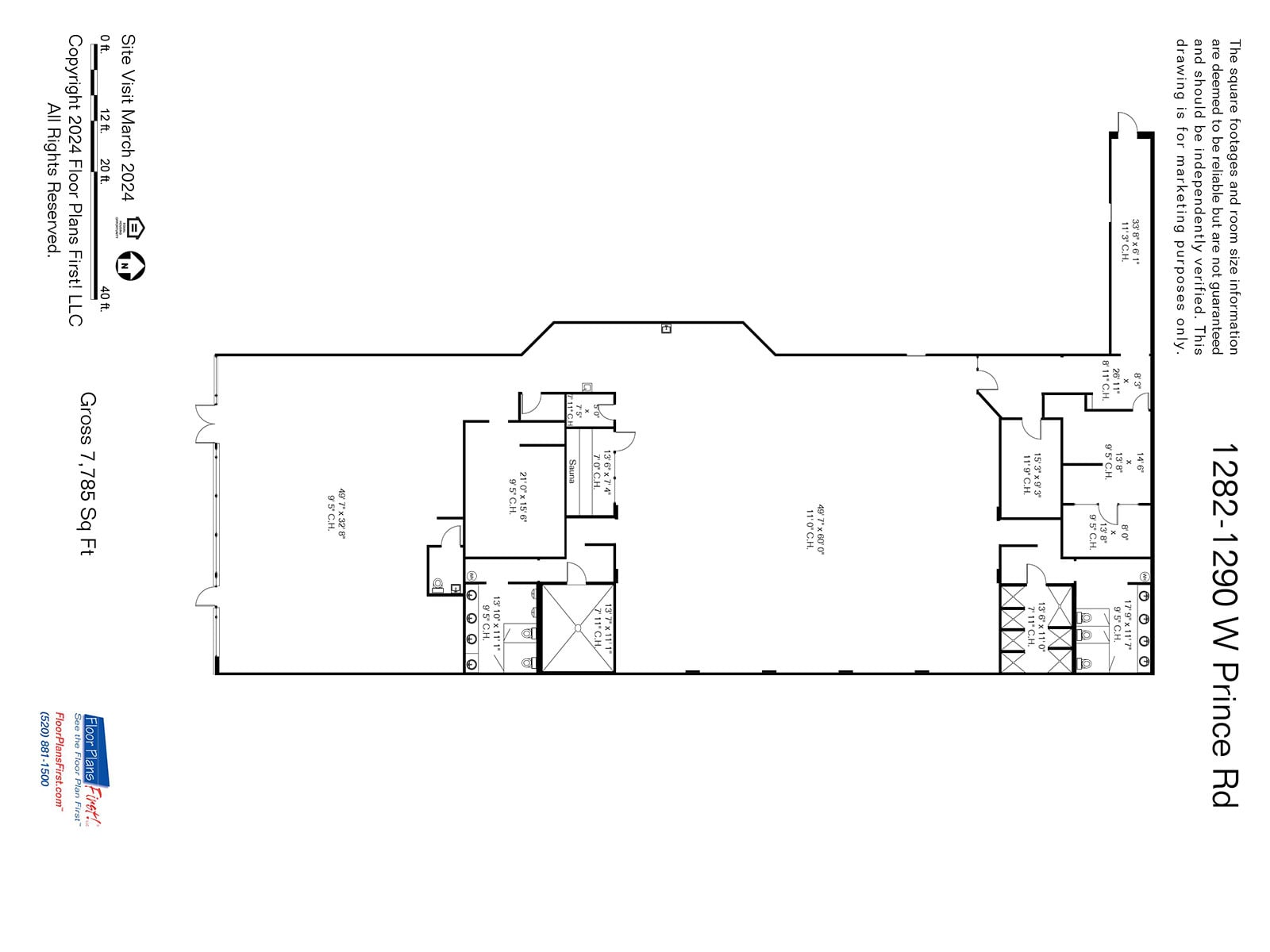 Flowing Wells Plaza_1282-1290 Floor PLan