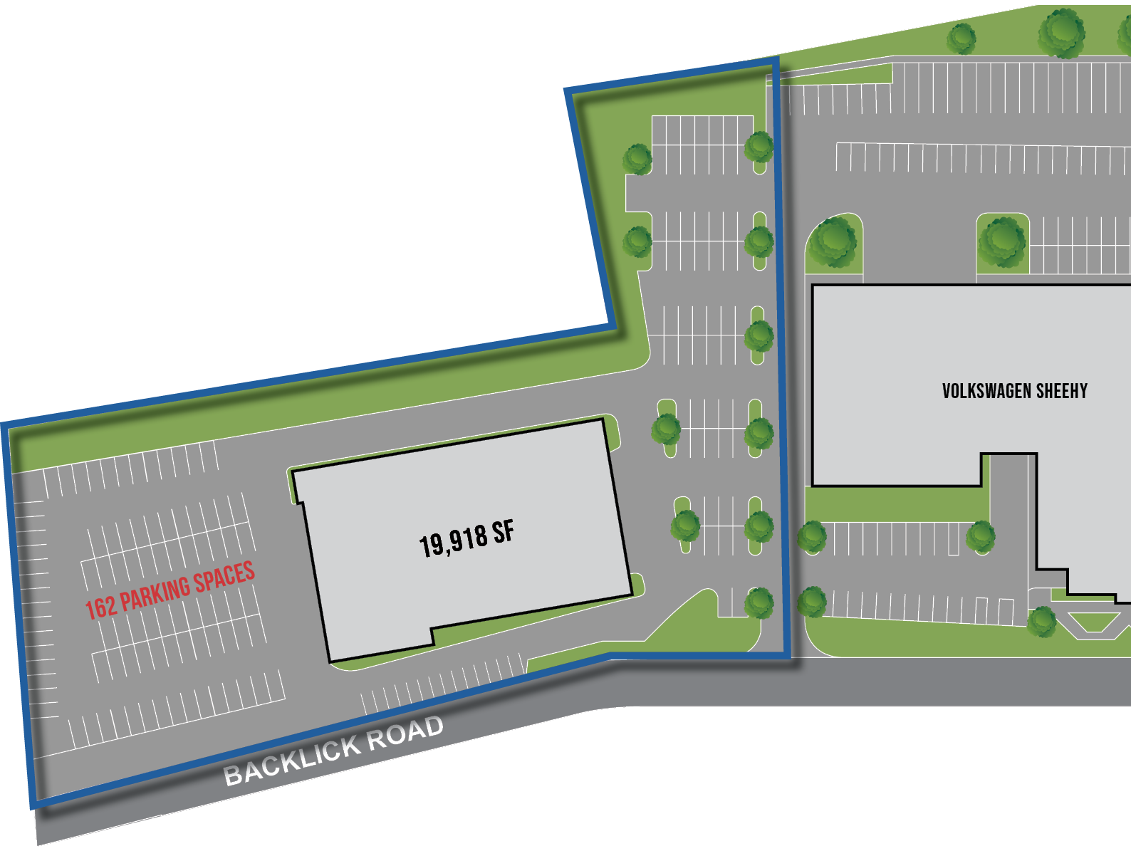 6571 Backlick Road Site Plan