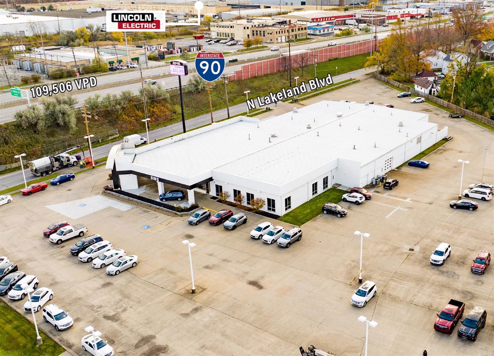 Highway Visible 5.6 AC / 27,192 SF Former Car Dealership 940 Babbitt Road - Image 4