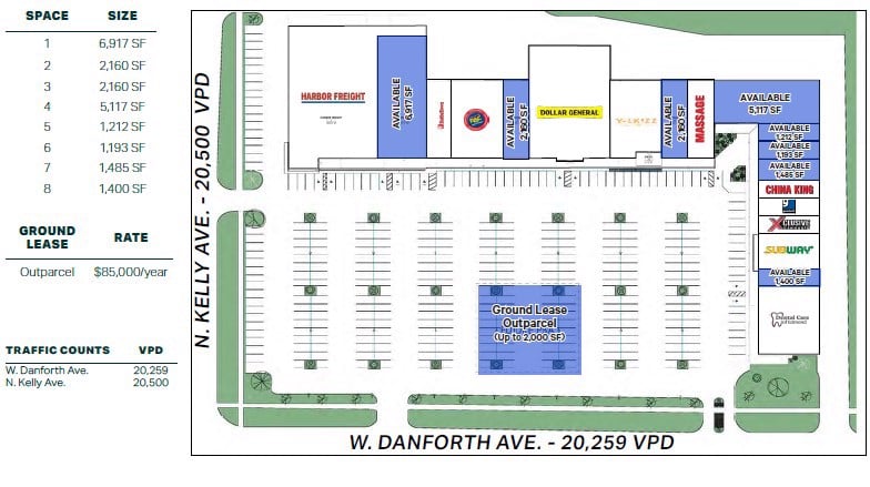 EDM North Oaks Shopping Center - Site Plan - 05.01.26