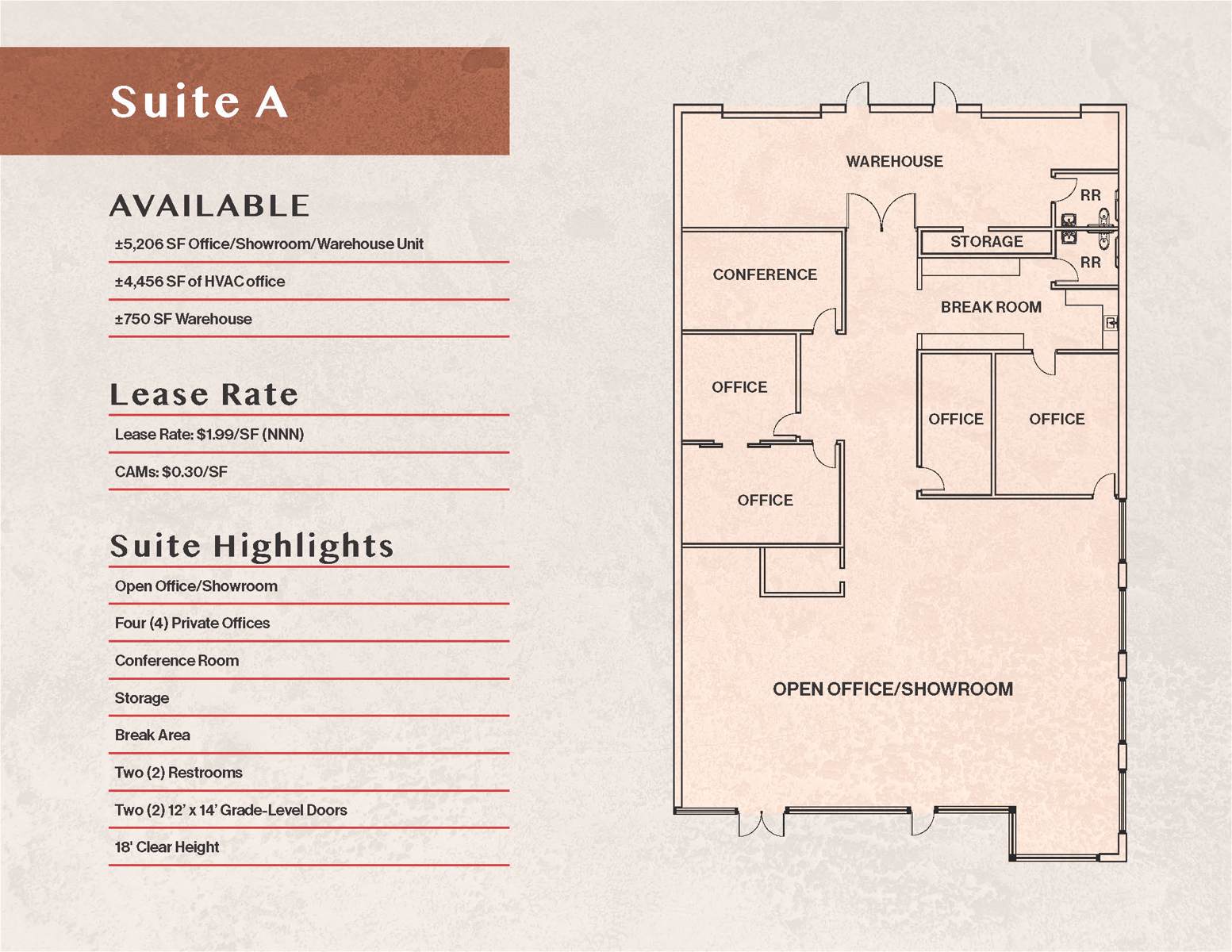 Suite A Floorplan