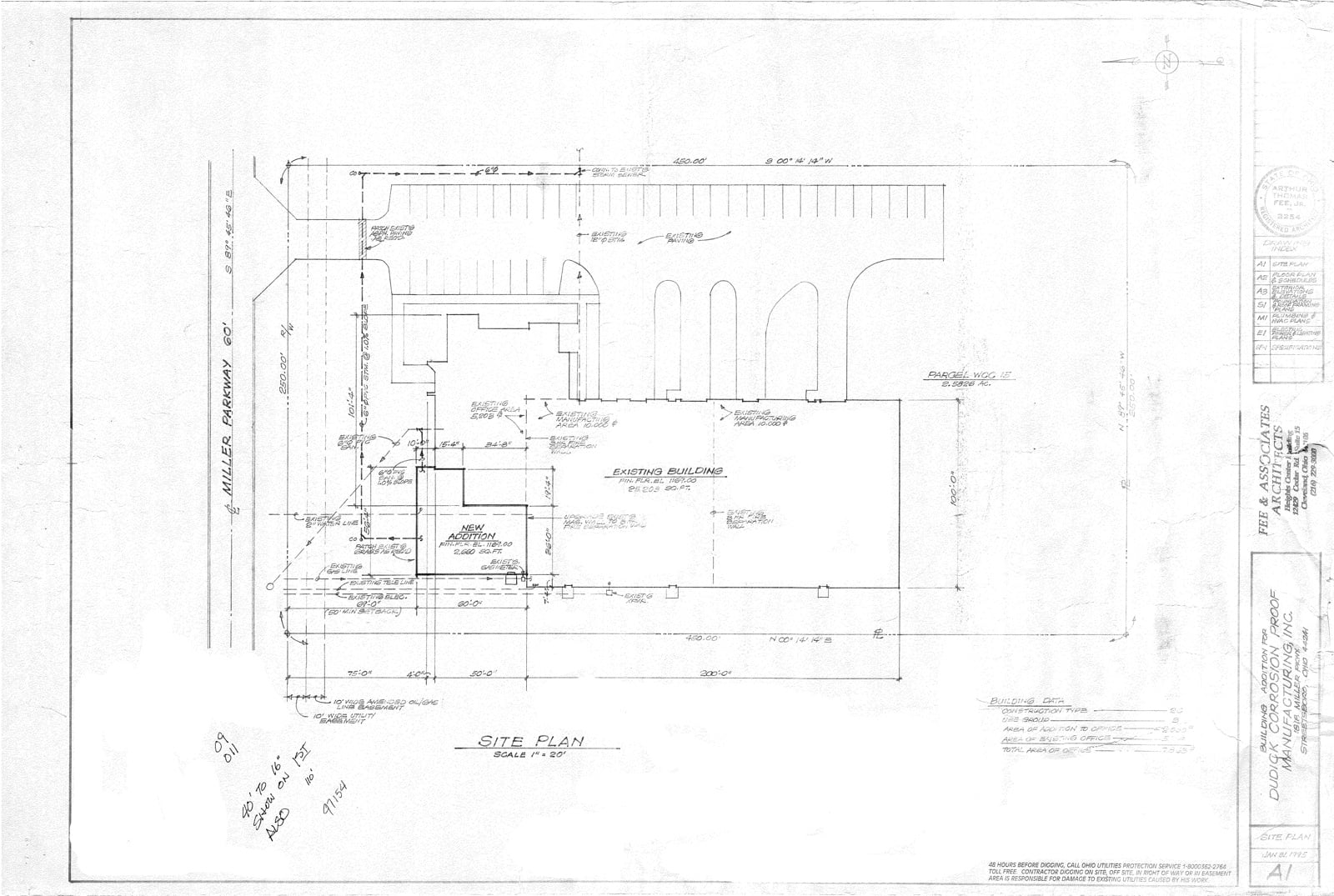 1818 Miller Parkway - Site Plan