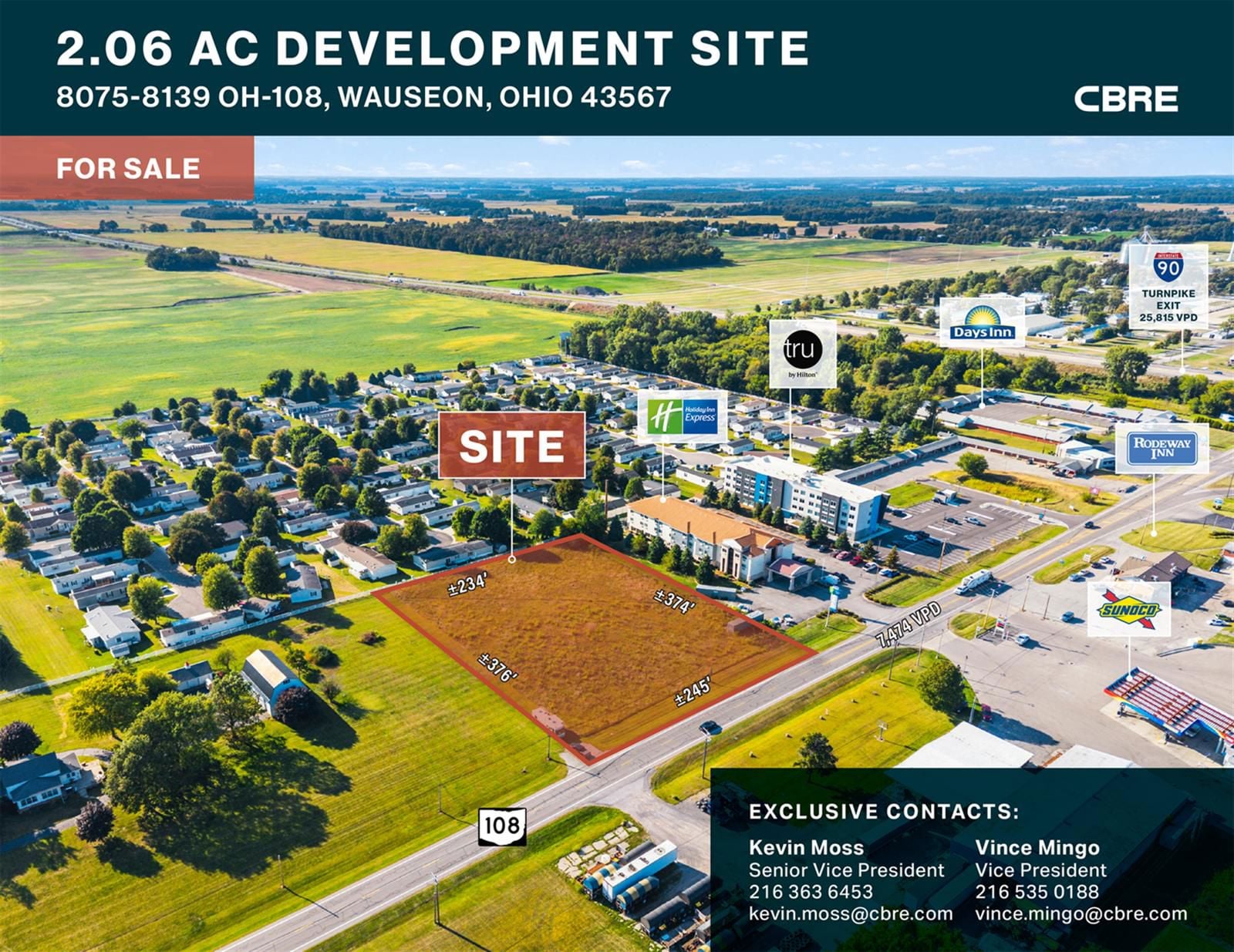 2.06 AC Development Site 8075 Ohio 108 - Image 1