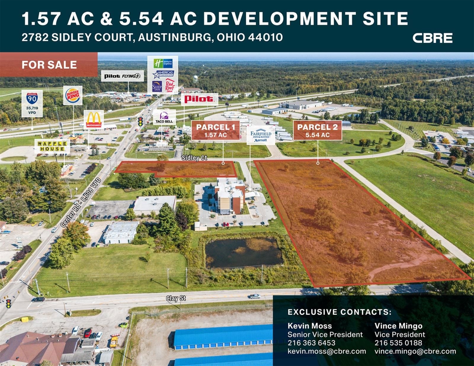 1.57 AC & 5.54 AC Development Site 2782 Sidley Court - Image 1
