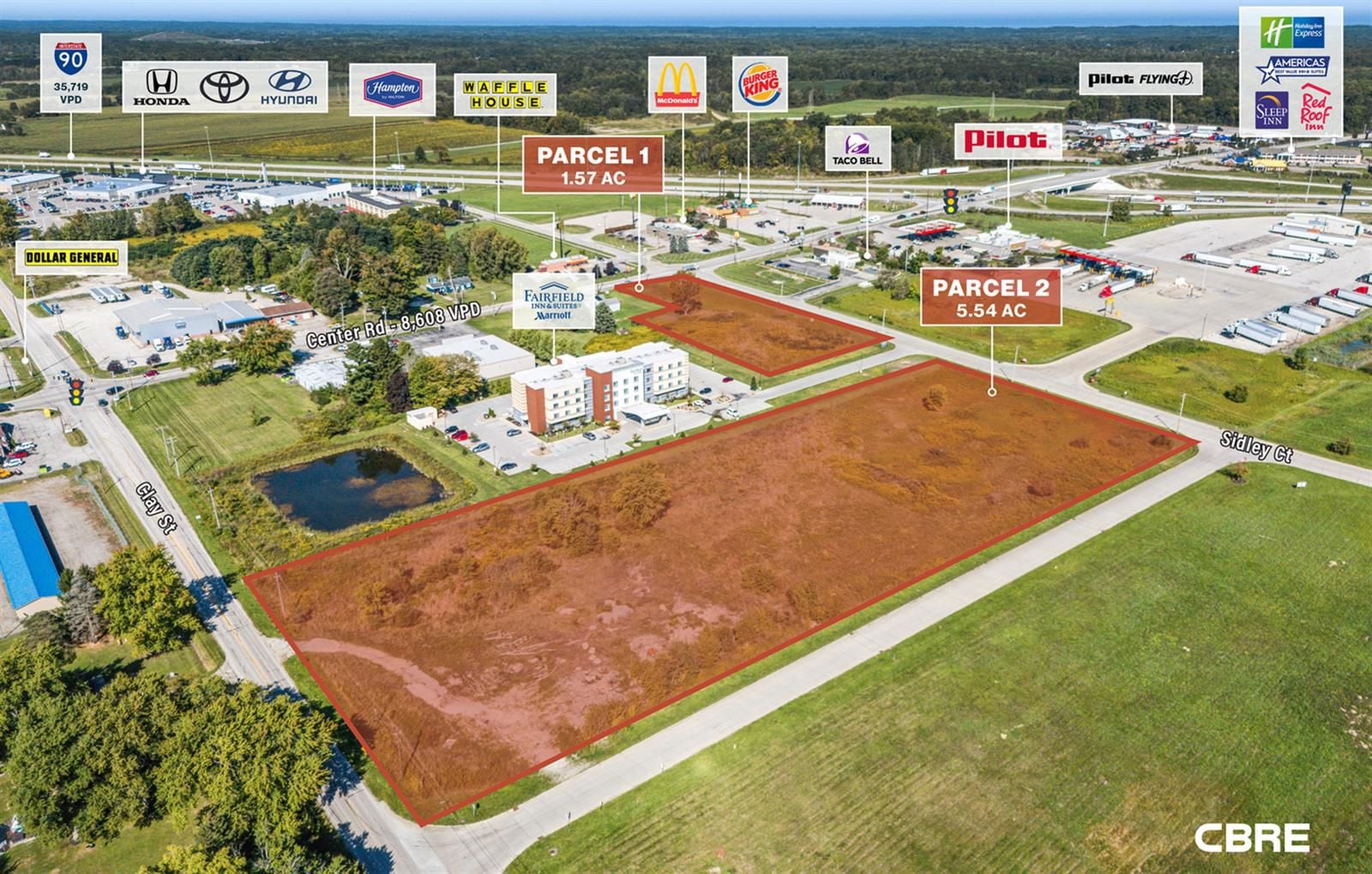 1.57 AC & 5.54 AC Development Site 2782 Sidley Court - Image 2