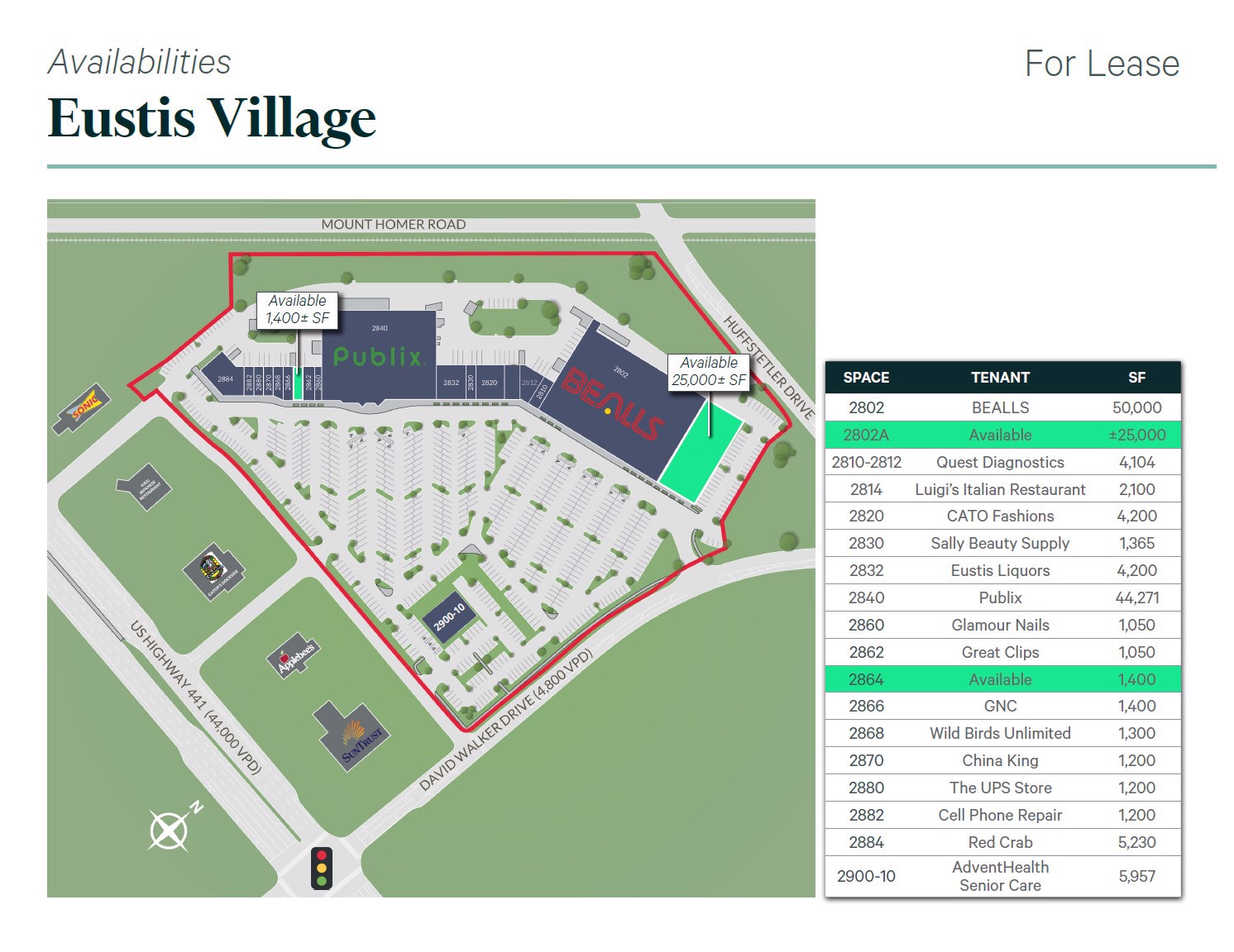 site plan - eustis village
