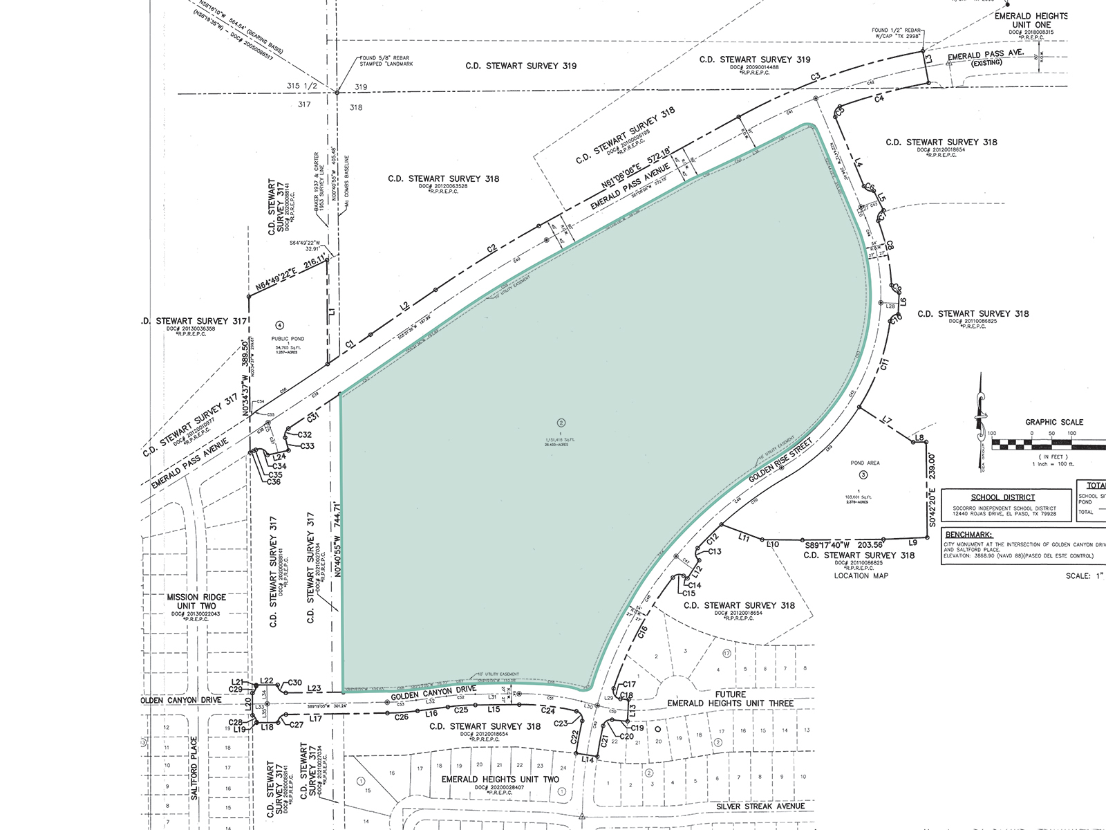 SISD Emerald Pass - Land Survey