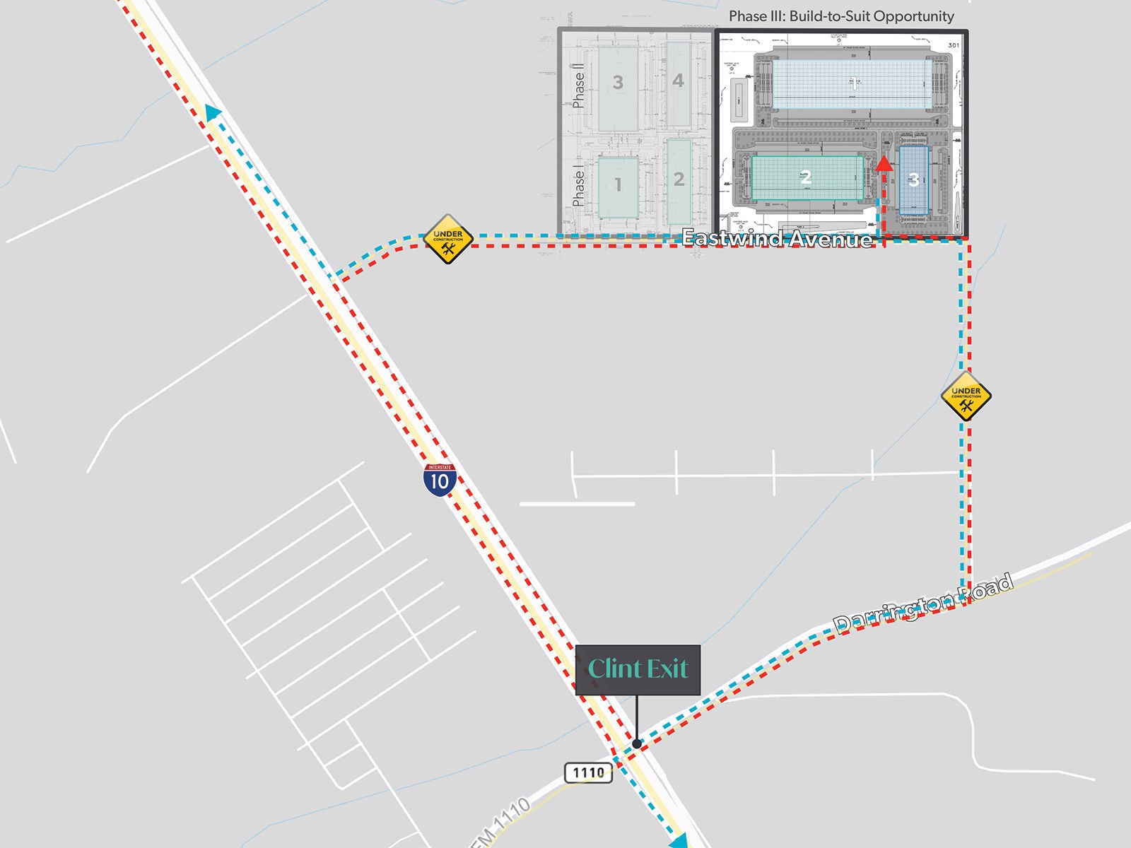 Saxum - West Texas Logistics Center - BTS Opportunity - Map View