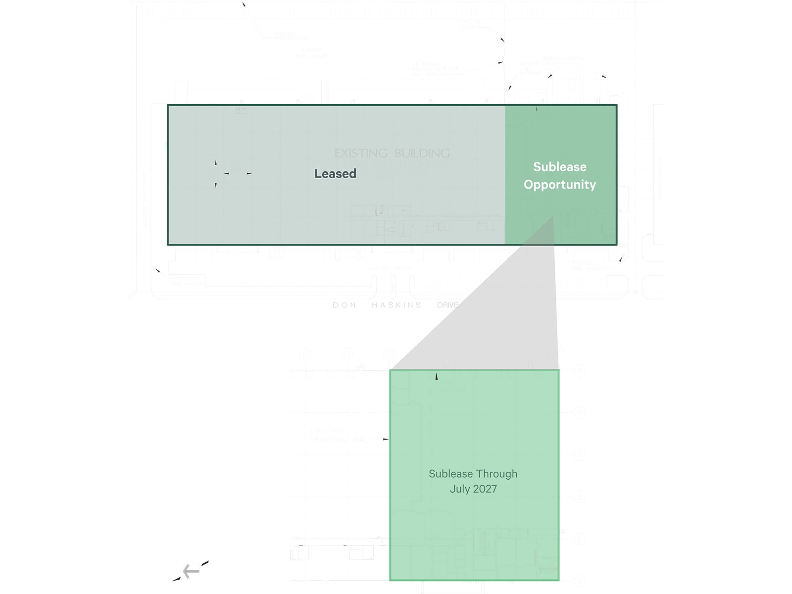 Lacriox Sublease - 1390 Don Haskins - Site Plan