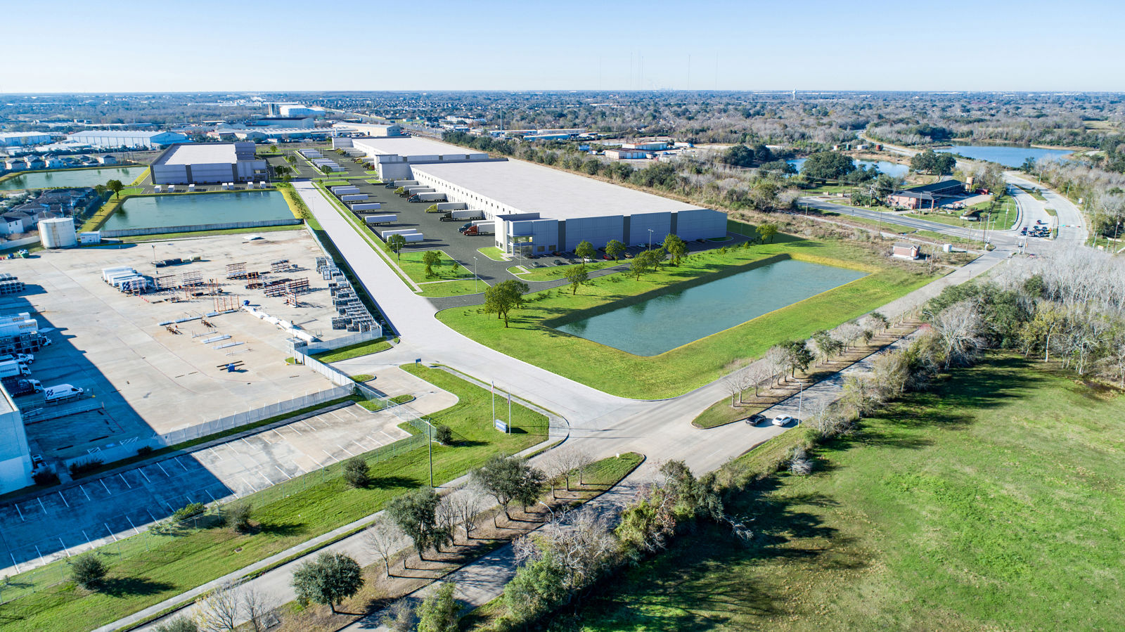 Airport Rd Almeda Rd - Aerial Integration_View01