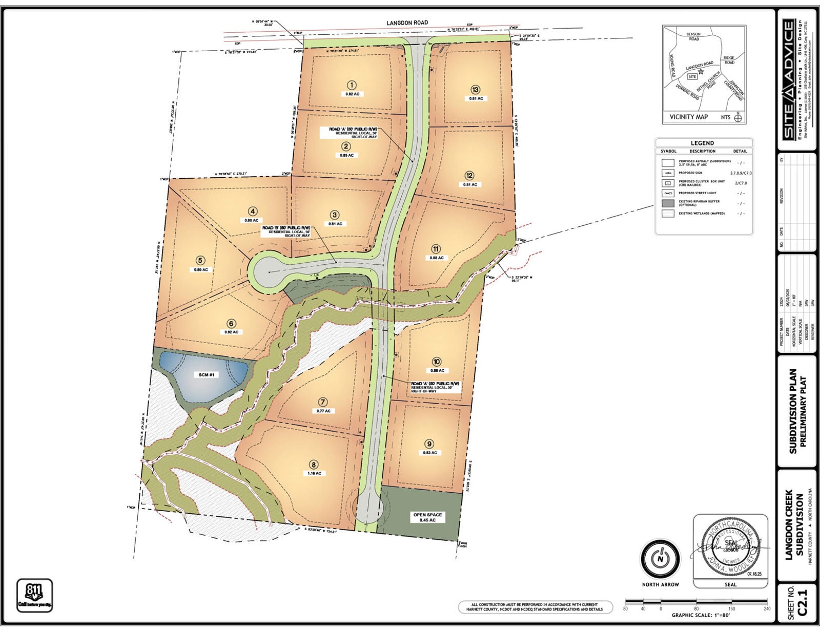 Langdon Creek - Site Plan