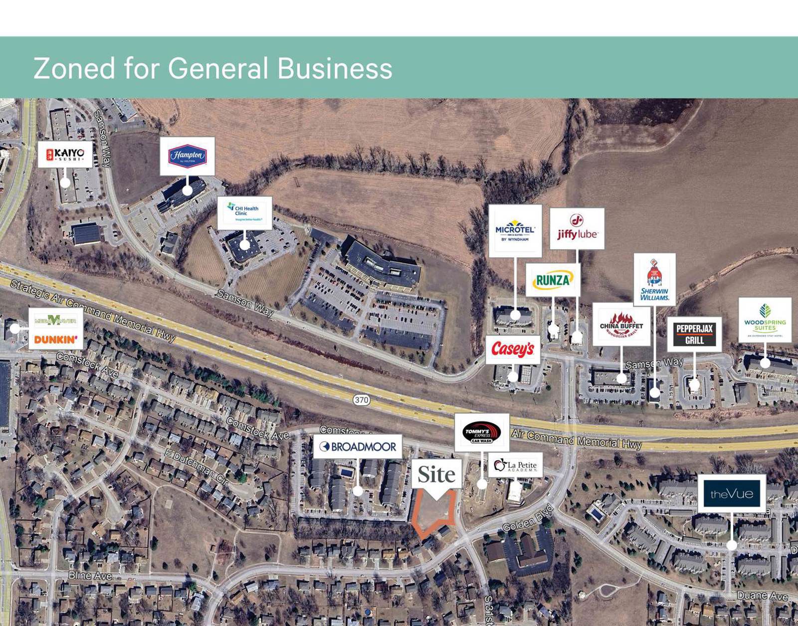 Prime Commercial Land Opportunity S 31st St & Golden Blvd, Bellevue, NE 68123, USA - Image 1