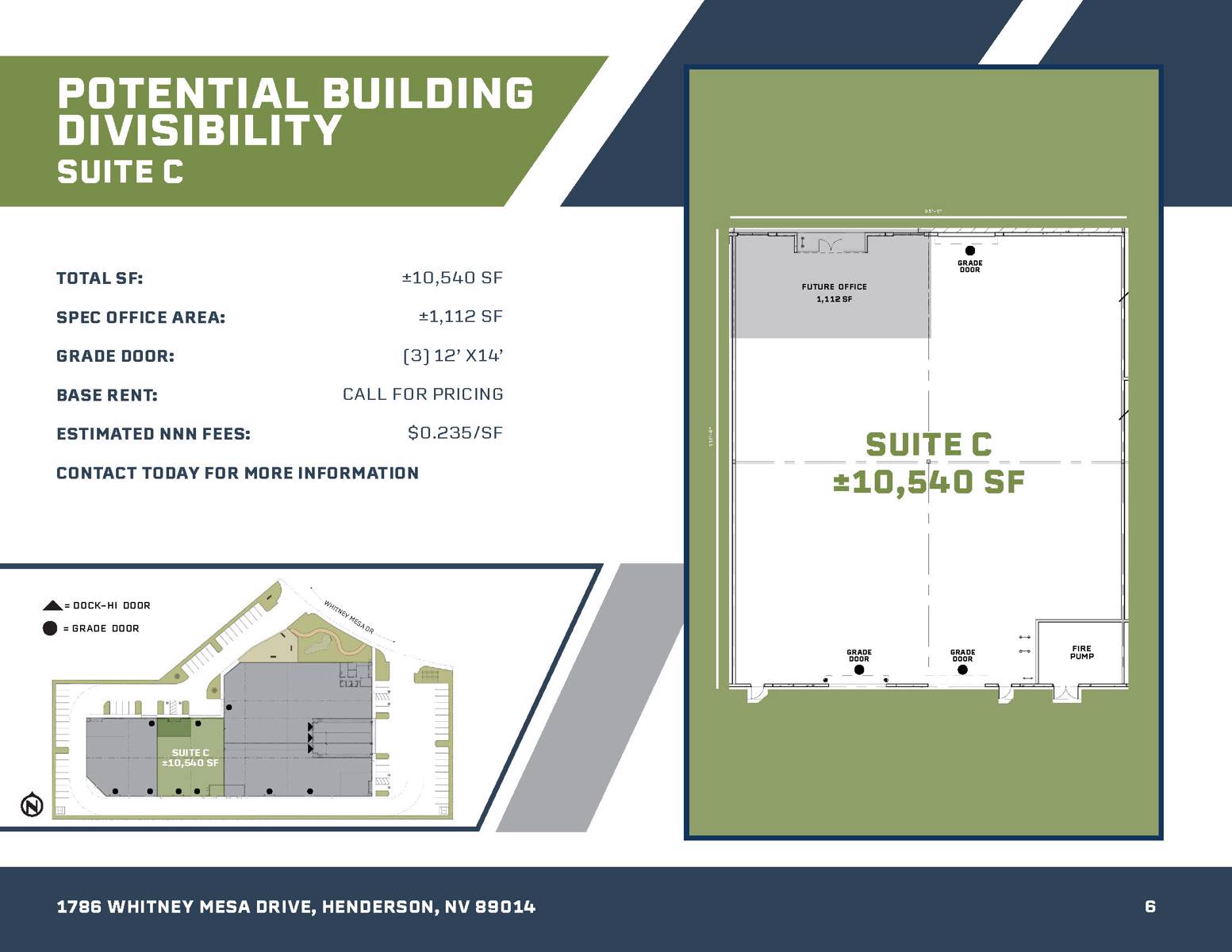 Suite C floorplan