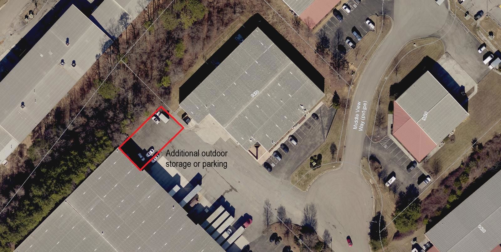 1470 E Weisgarber Rd - addtl outdoor storage-parking