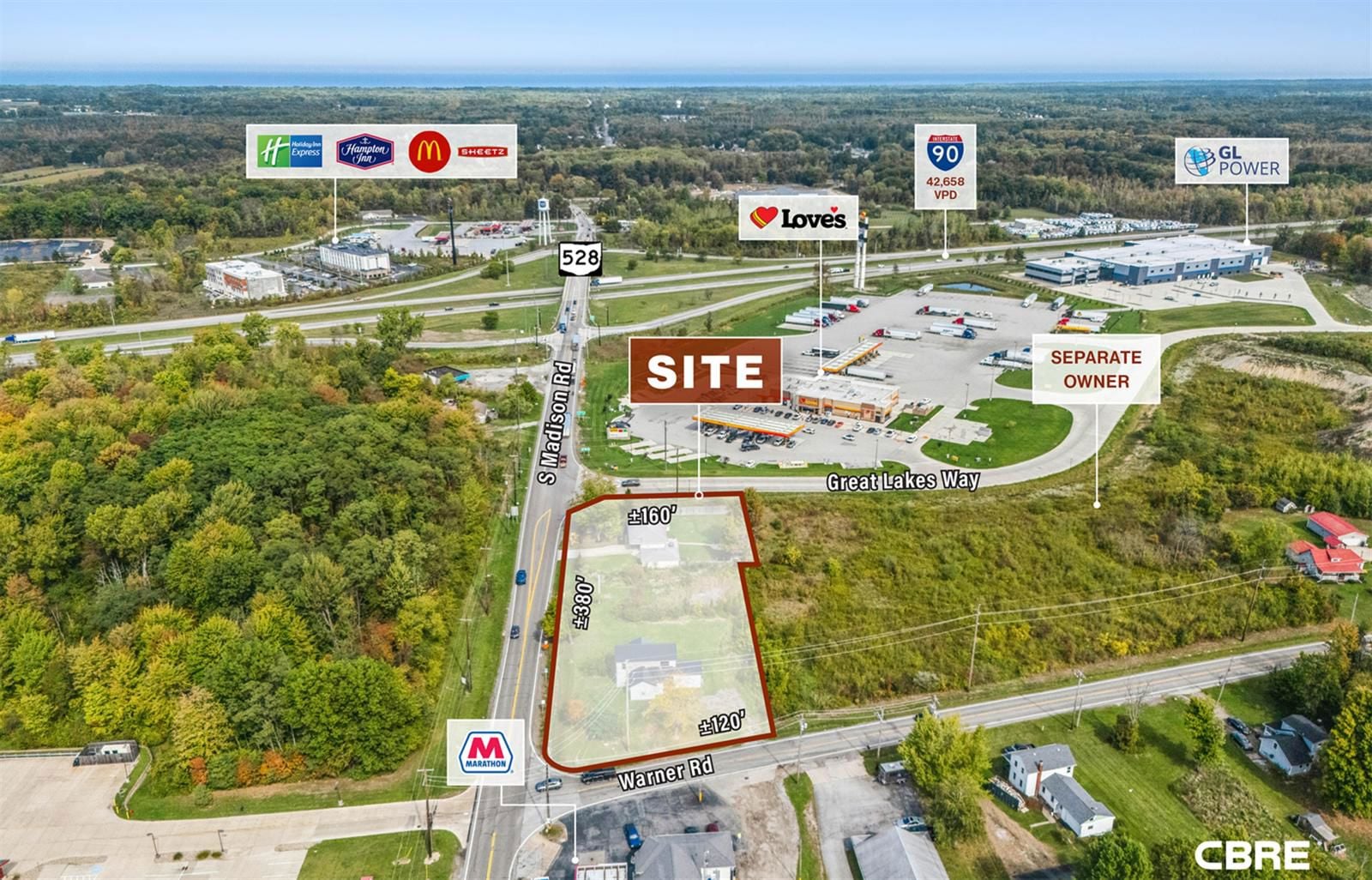 1.51 AC Development Site 6723 Warner Road - Image 2