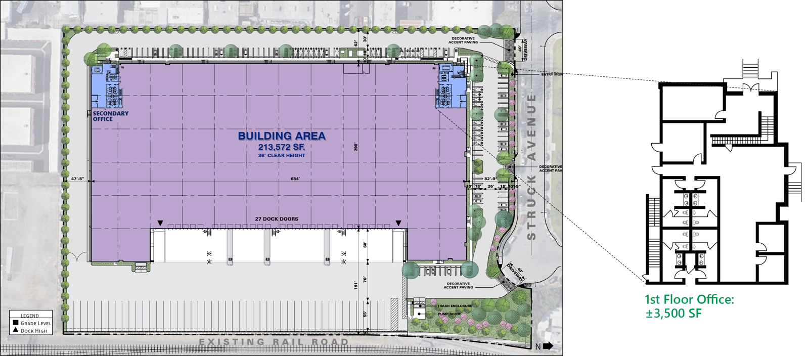 534 Struck_BTS Planned Bldg_Site Plan