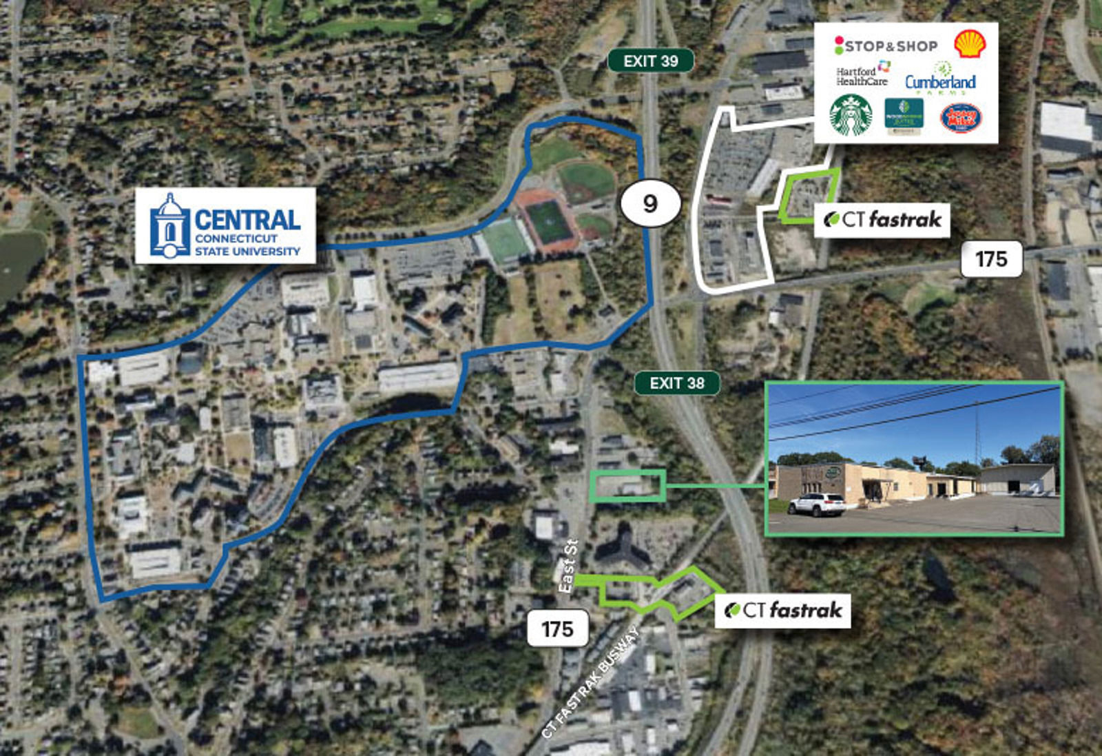 1367 East Street_Aerial Map