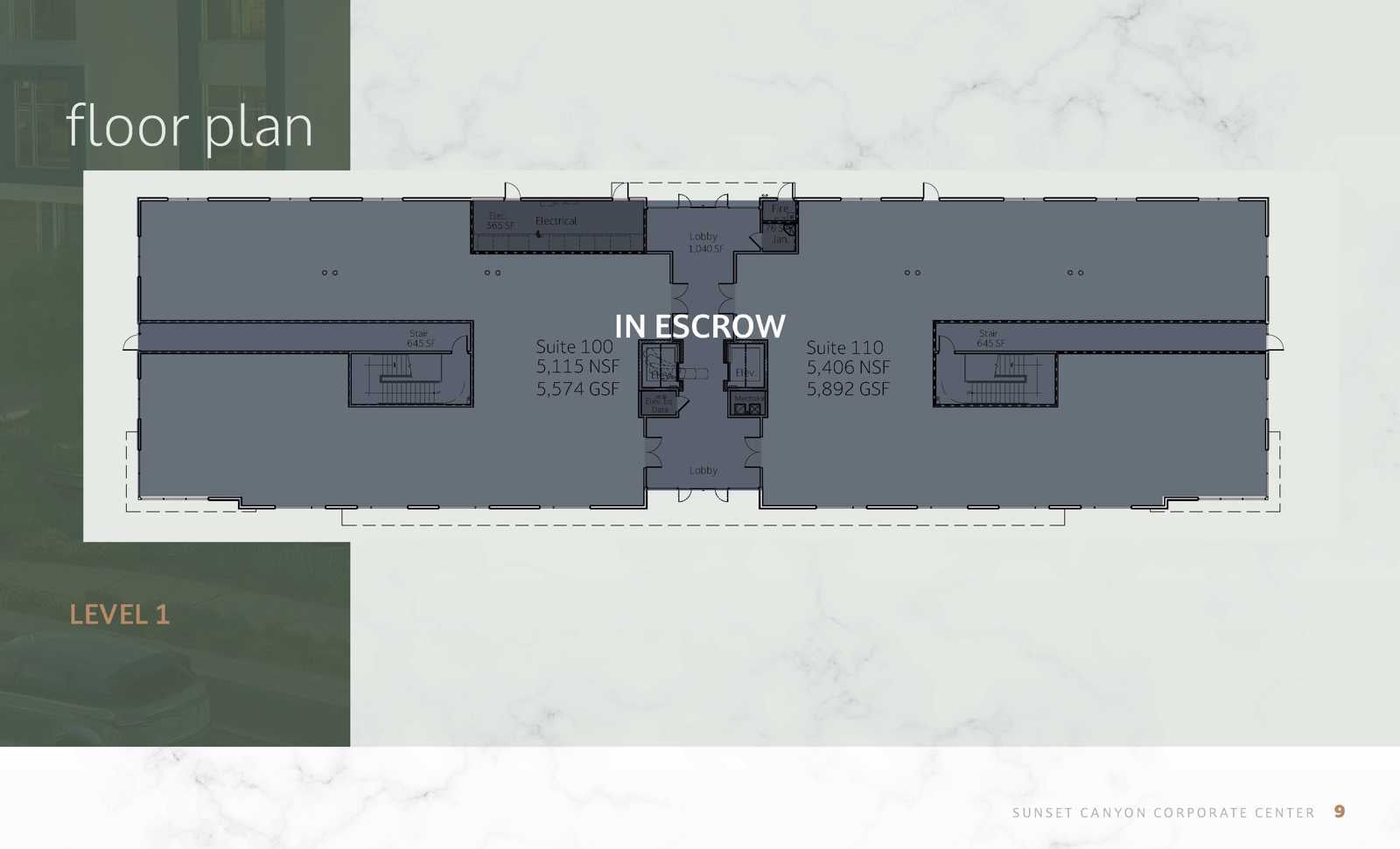 First Floor In Escrow