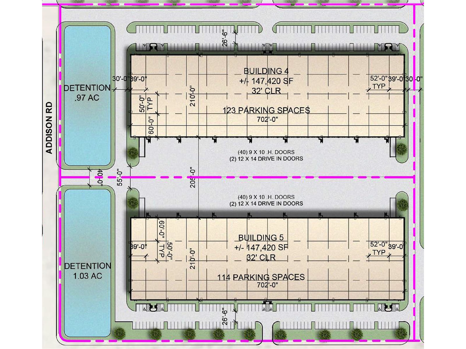 Buildings 4&5 Siteplan