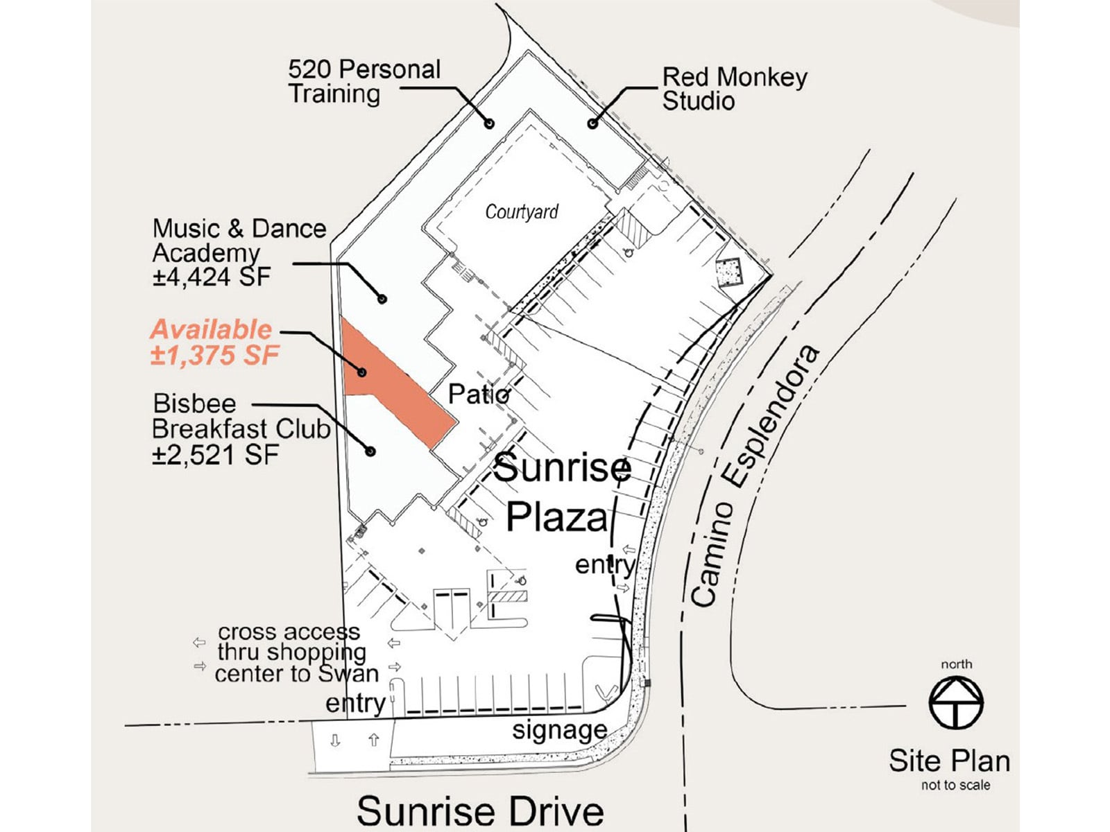 4811 E Sunrise - Site plan