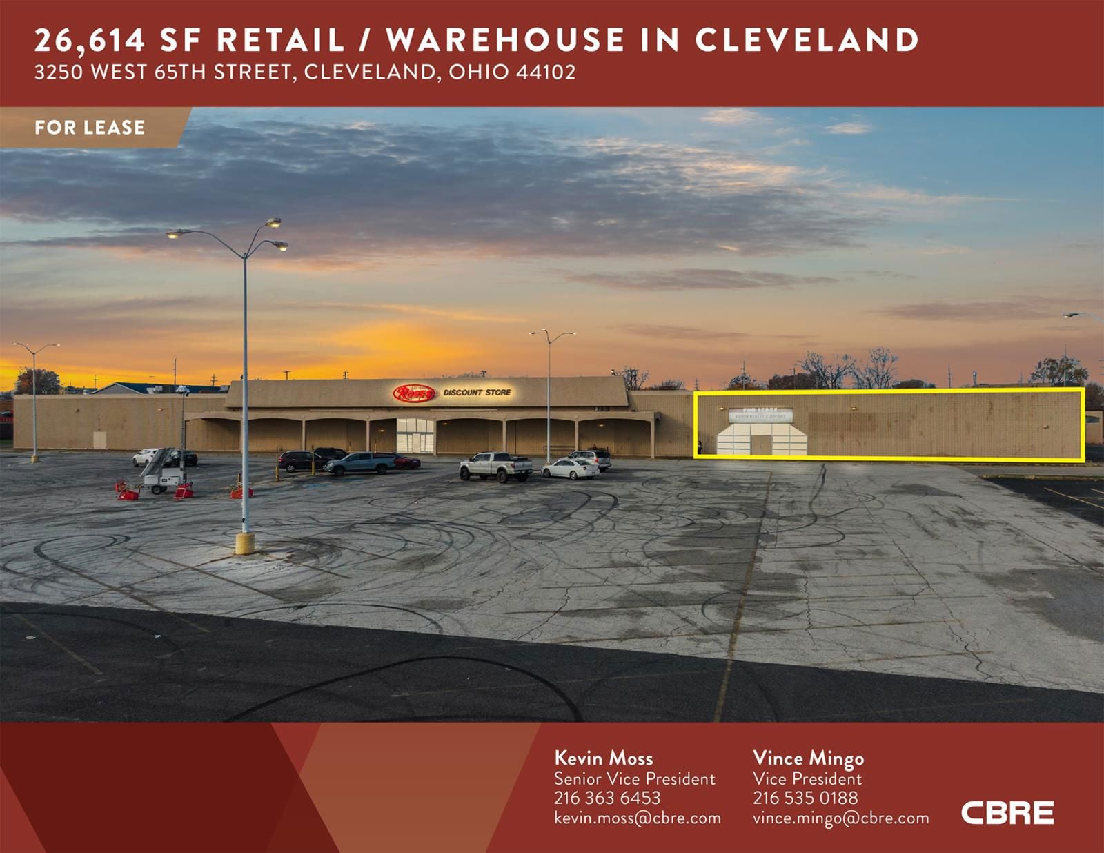 26,614 SF Retail/Warehouse in Cleveland 3250 West 65th Street - Image 1