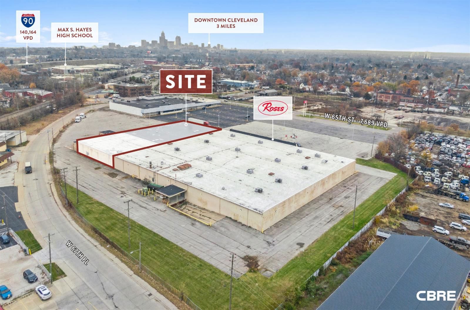 26,614 SF Retail/Warehouse in Cleveland 3250 West 65th Street - Image 2