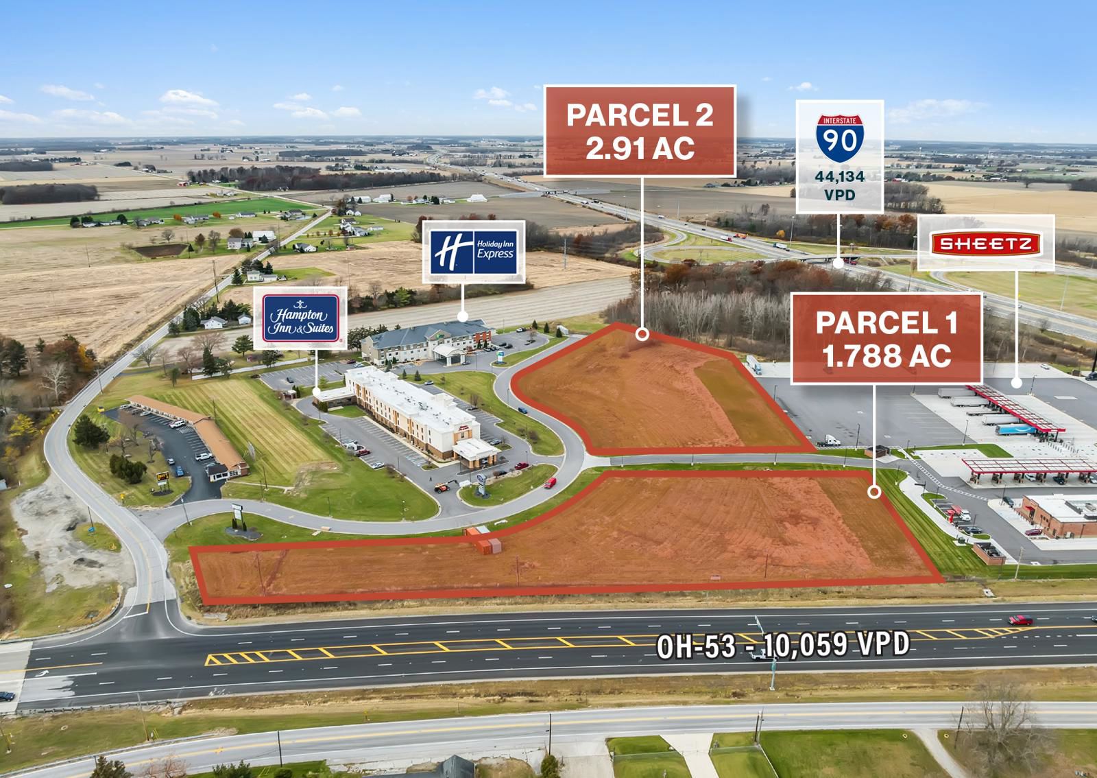 1.788 AC & 2.91 AC Development Sites 3422 Ohio 53 - Image 3