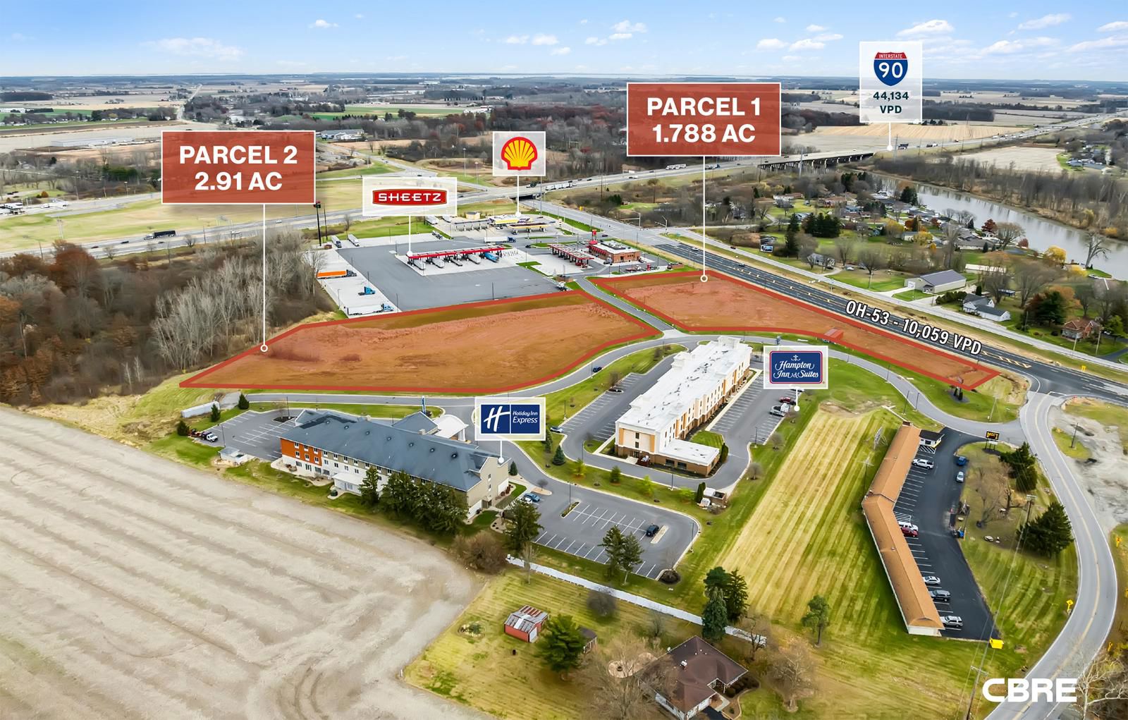 1.788 AC & 2.91 AC Development Sites 3422 Ohio 53 - Image 2