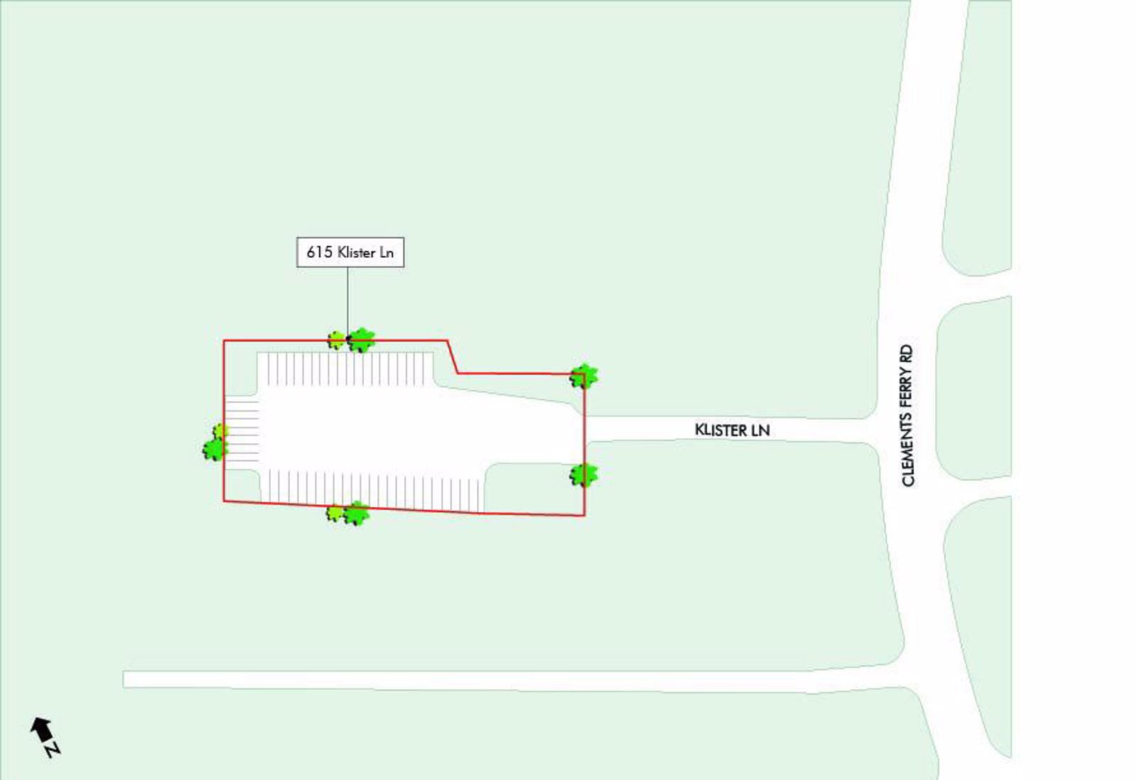 615 Klister Lane_Site Plan