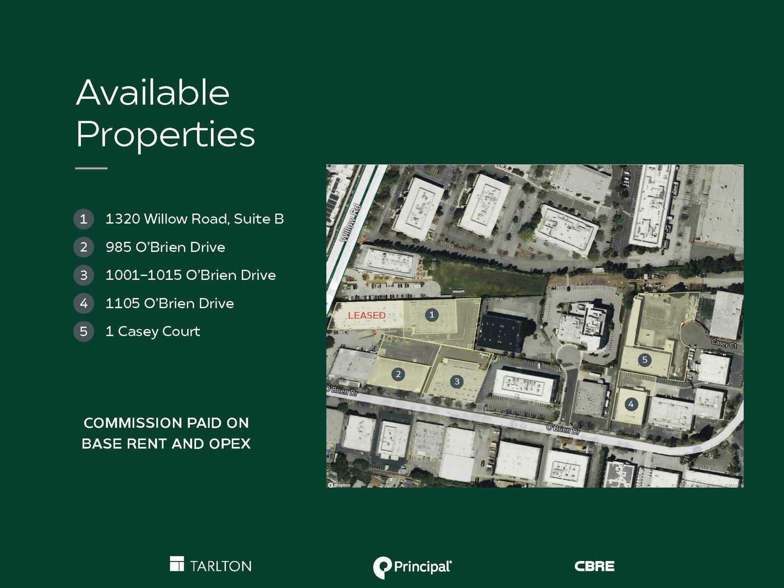 Available Industrial Spaces 112425a