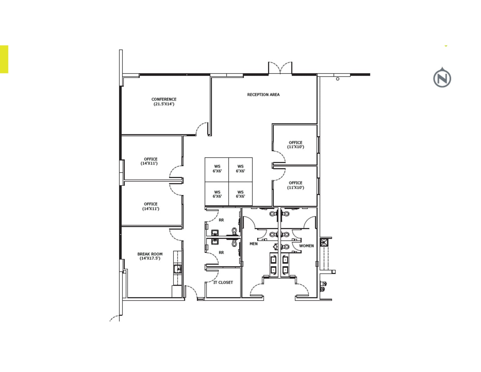 1050 Waltham Way Office Spec