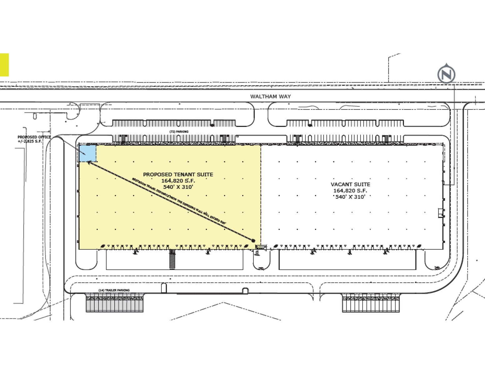 1050 Waltham Way Site Plan