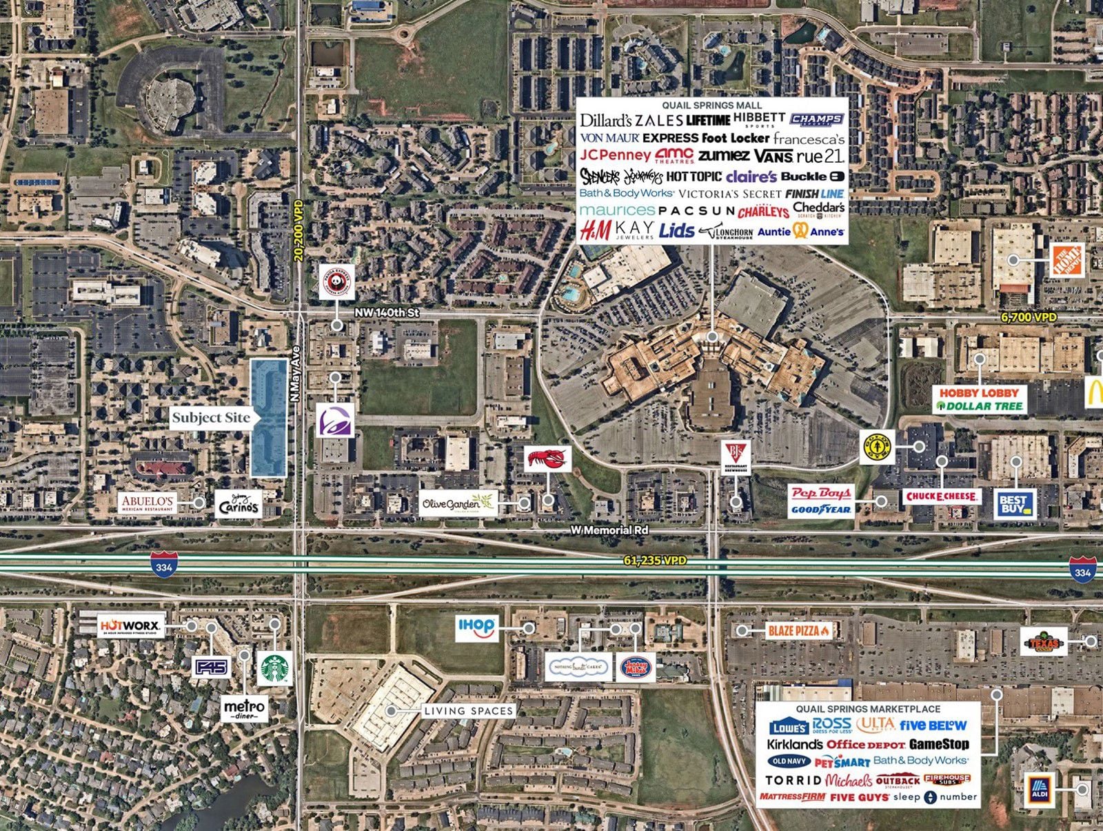 OKC The Shoppes at North Pointe -Aerial