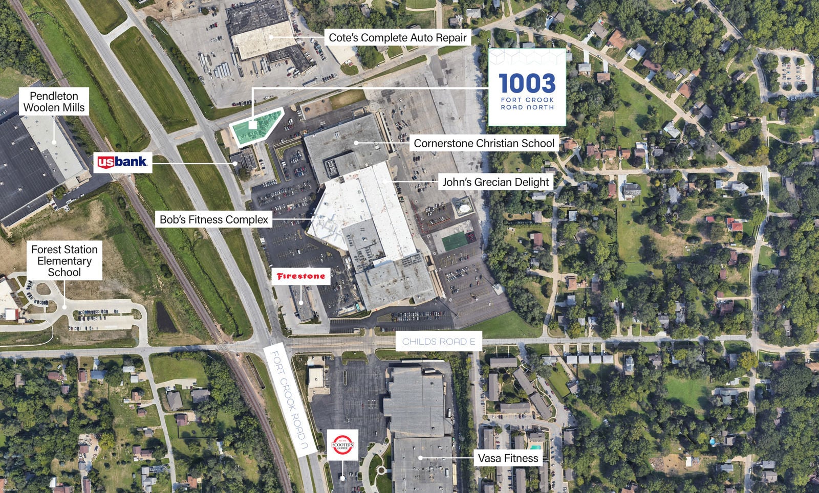 Service garage located in Southroads Technology Park 1003 Fort Crook Road North - Image 10