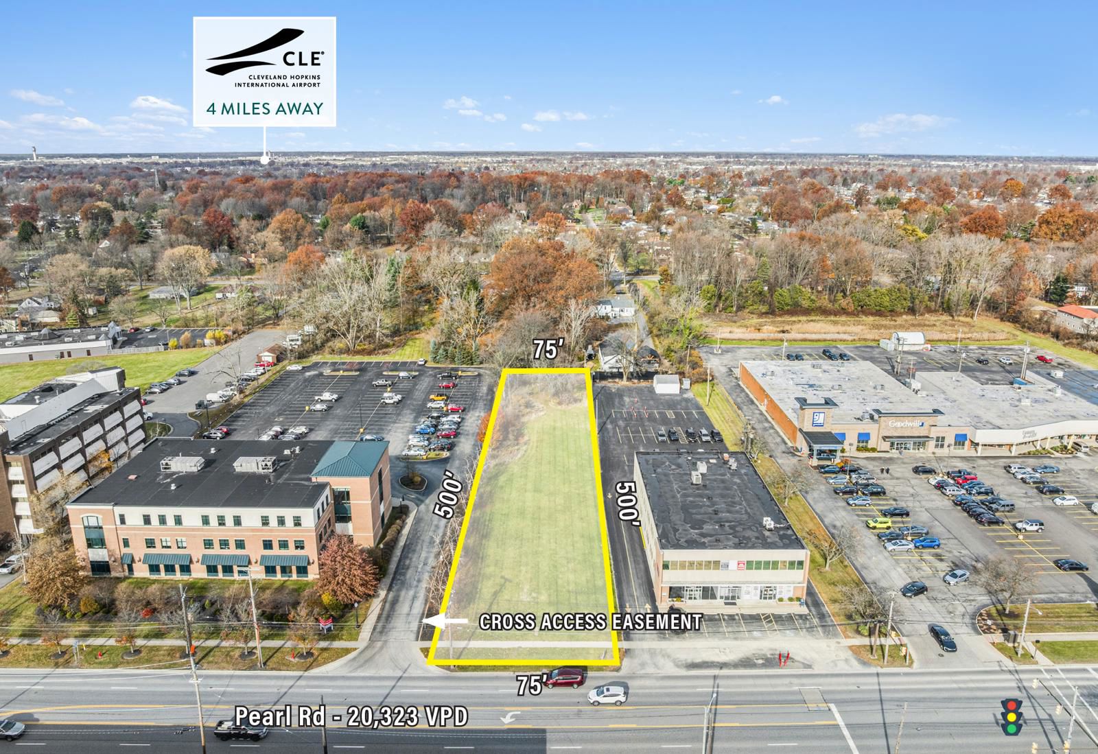 0.78 AC Land 6890 Pearl Road - Image 3