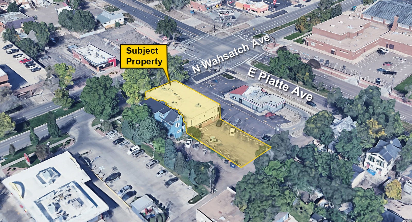 Aerial 223 N Wahsatch