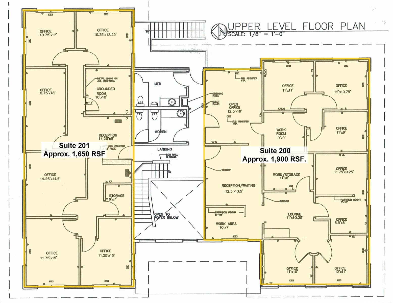 2nd floor plan suites