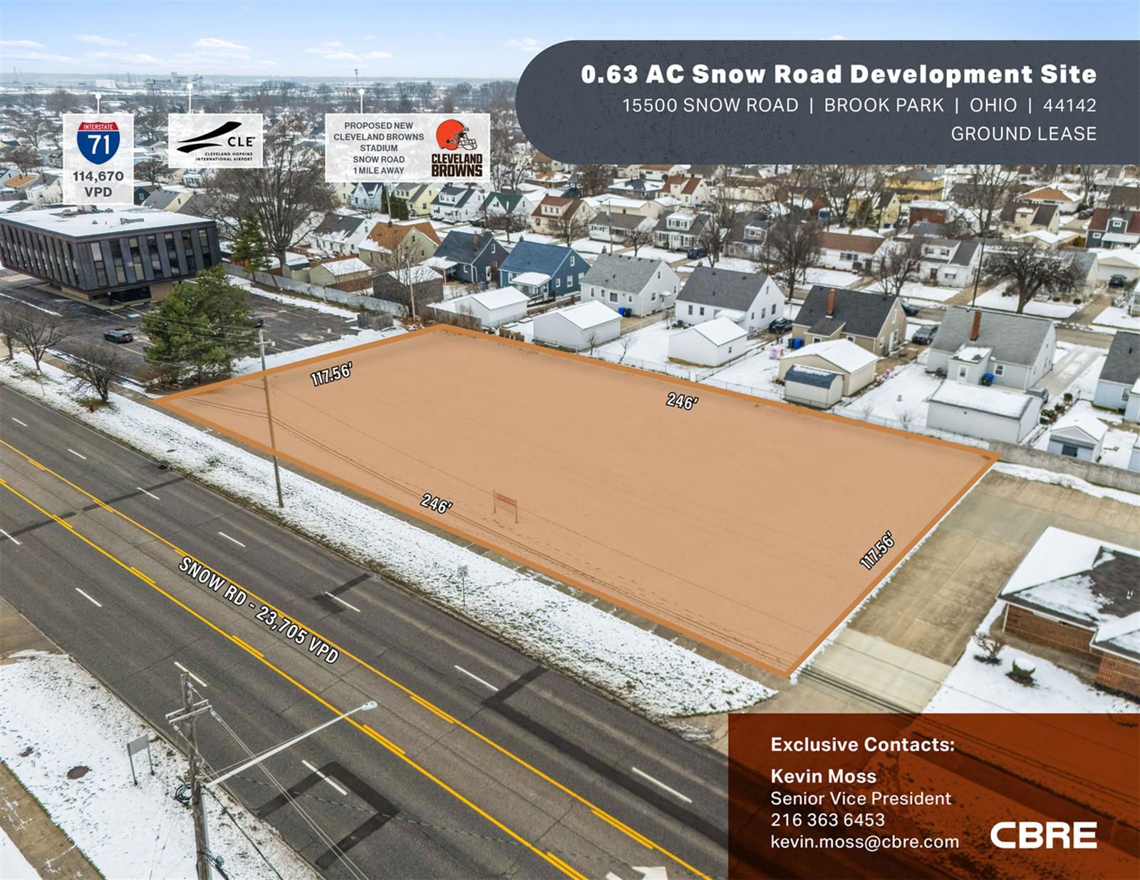 0.63 AC Snow Rd Development Site 15500 Snow Road - Image 1