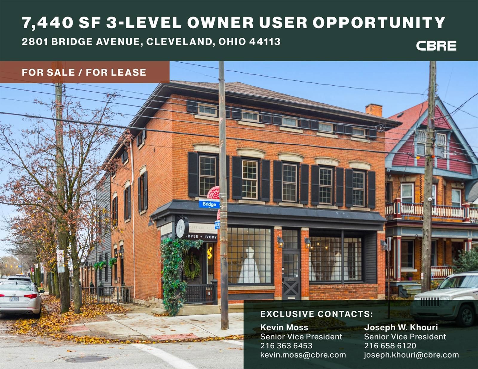 7,440 SF 3-Level Owner-User Opportunity 2801 Bridge Avenue - Image 1