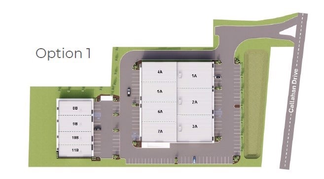 Callahan Commerce Center - Site Plan Option 1