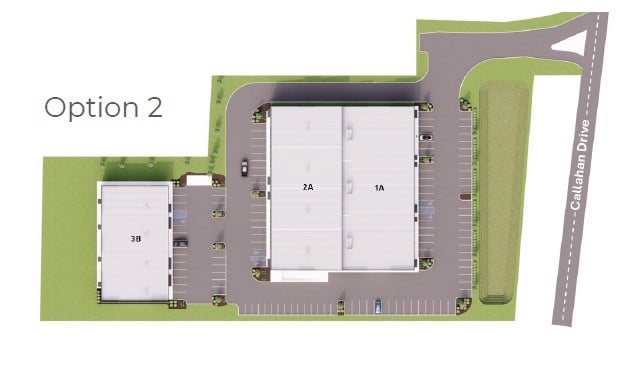 Callahan Commerce Center - Site Plan Option 2