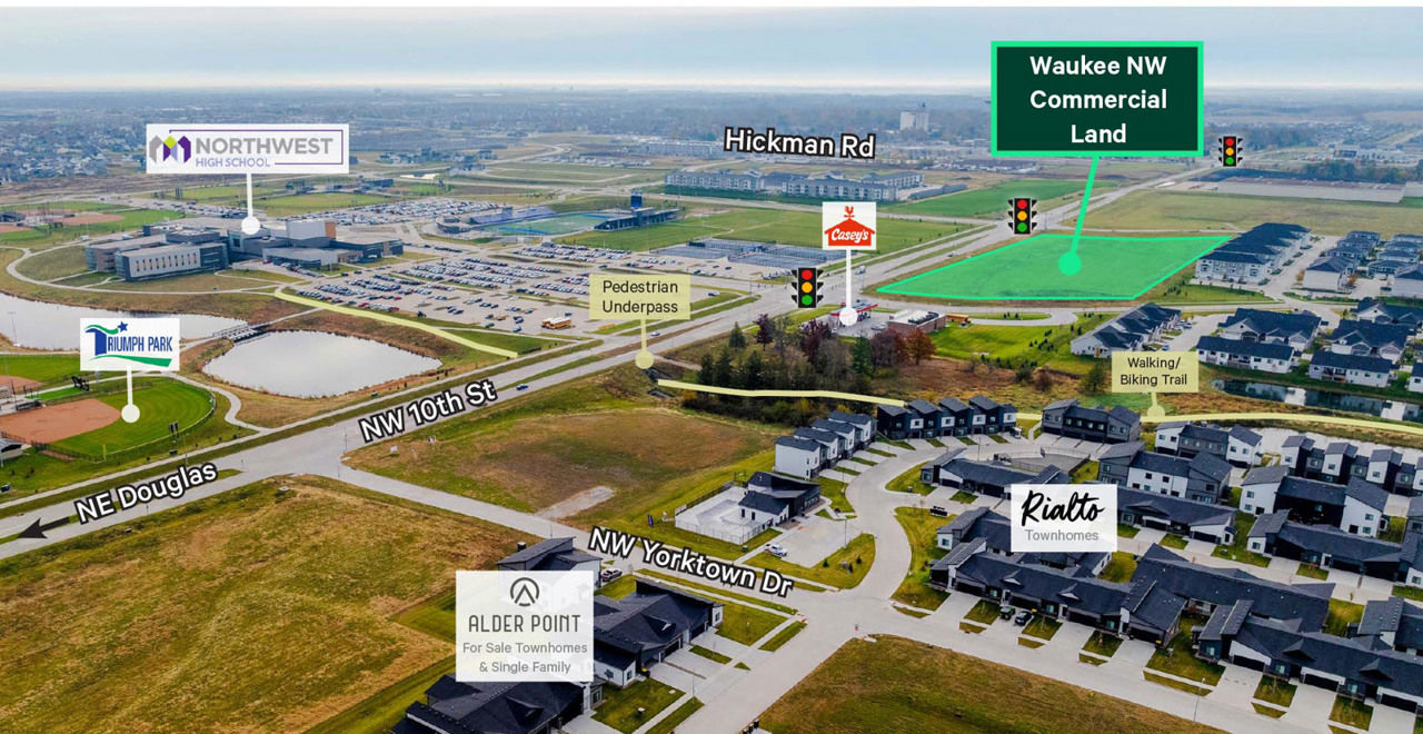 Waukee Northwest Commercial LAnd, Northwest 10th Street, Waukee, IA, 50263