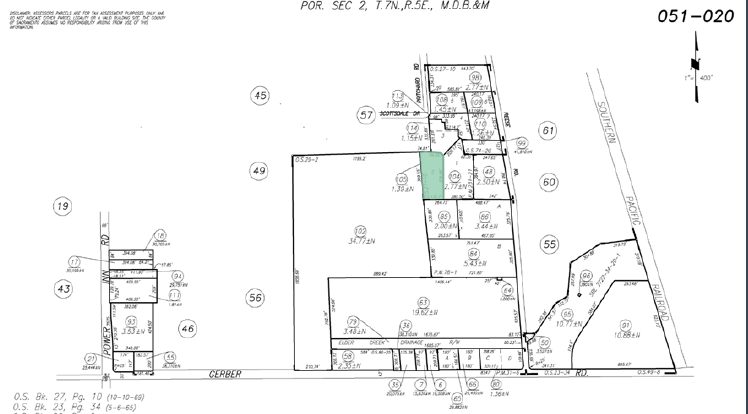 Parcel Map - Outlined 