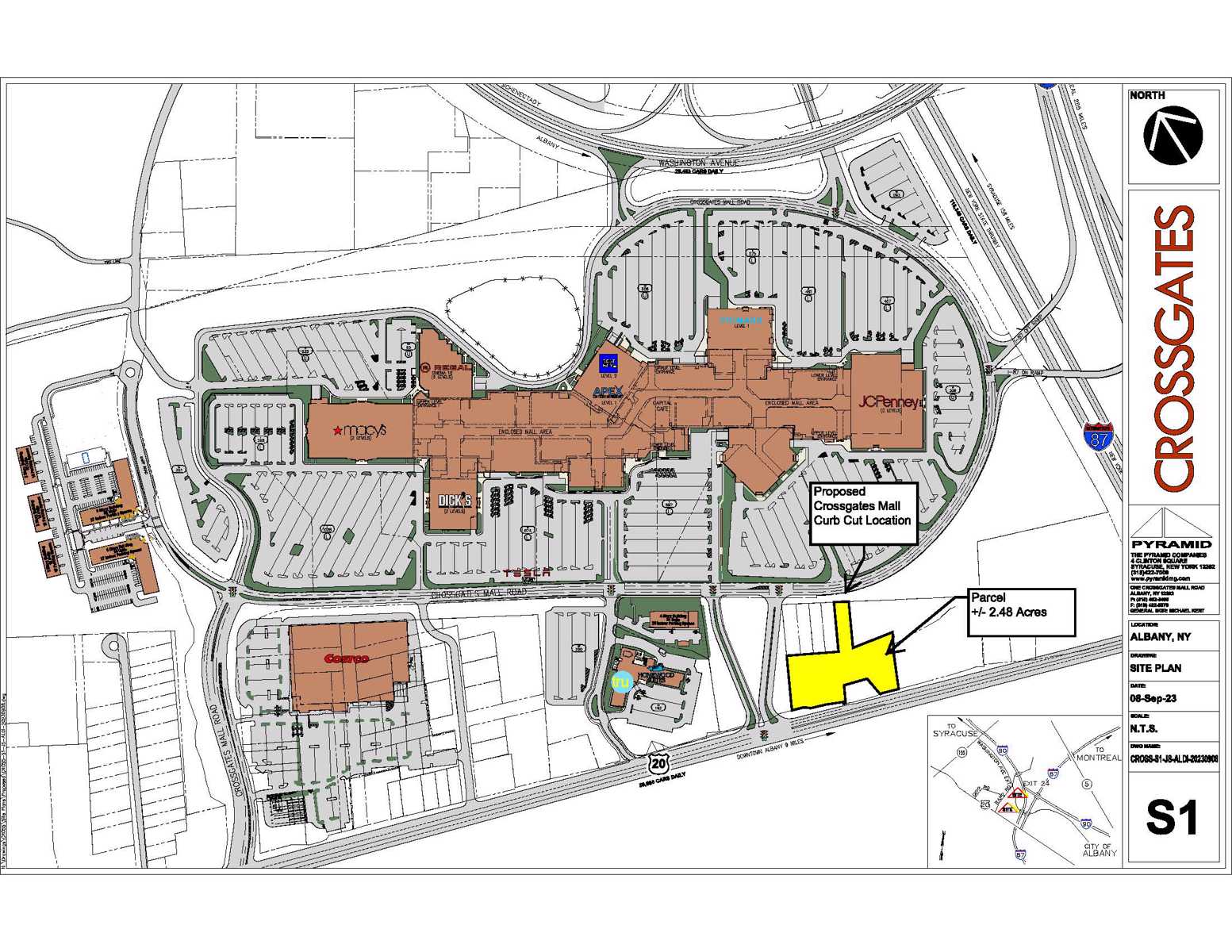 Western Ave. Parcel Plan - 2.48 Acres