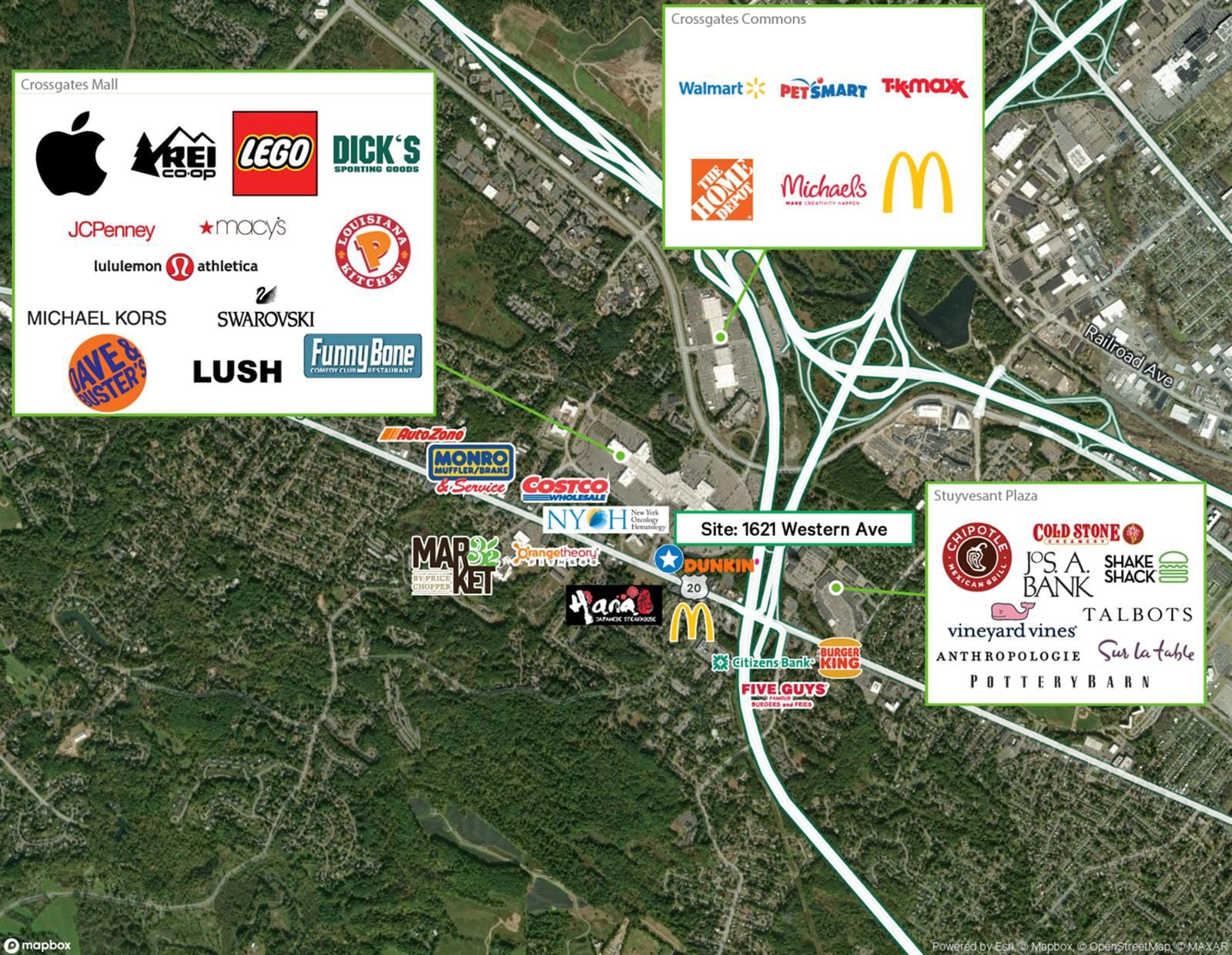 Retail map